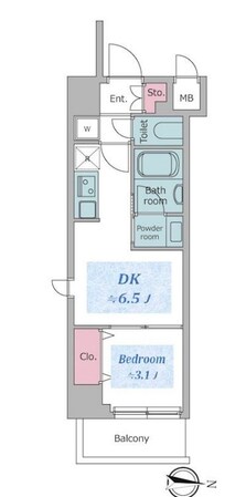 住吉駅 徒歩7分 1階の物件間取画像